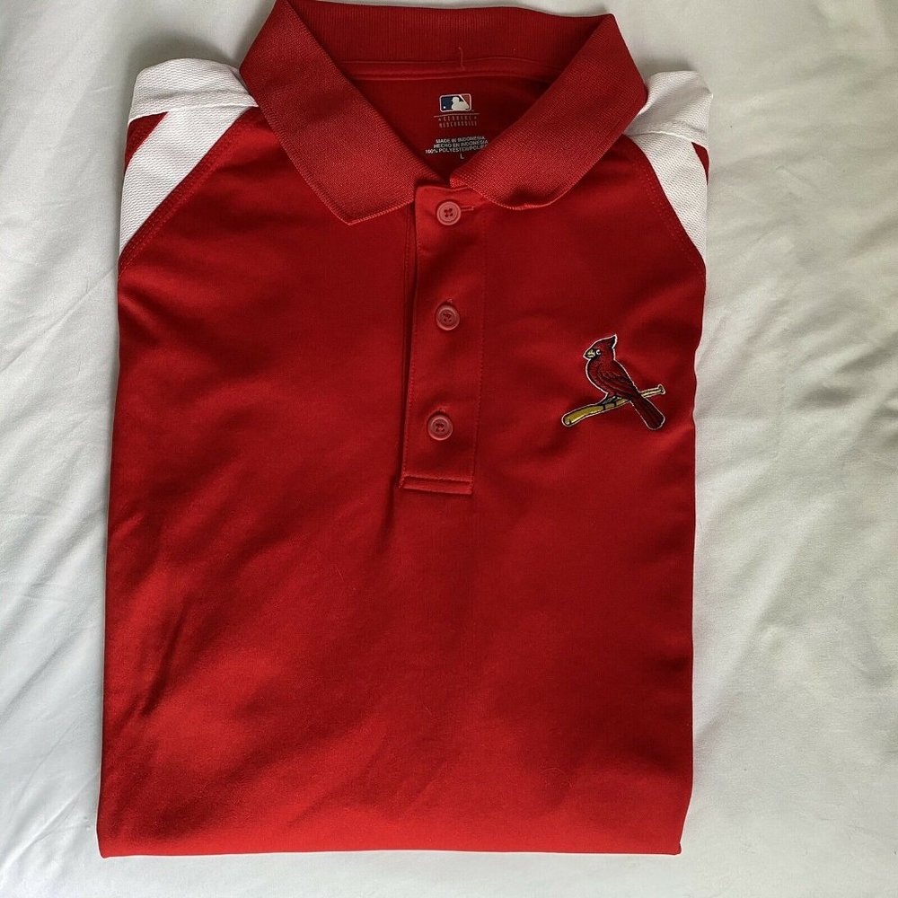 STL Cardinals Polo - Men’s Large - MLB Official!